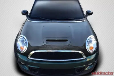 2007-2013 Mini Cooper Hatchback R56 Clubman R55 2009-2015 Cooper convertible R57 2012-2015 Cooper Coupe / Roadster R58 R59 Carbon Creations DriTech S OEM Look Hood - 1 Piece - 112902