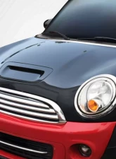 2007-2013 Mini Cooper Hatchback R56 Clubman R55 2009-2015 Cooper convertible R57 2012-2015 Cooper Coupe / Roadster R58 R59 Carbon Creations DriTech S OEM Look Hood - 1 Piece                                     - 112902 - Image 2