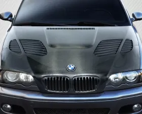 2001-2003 BMW M3 E46 2DR Carbon Creations DriTech GTR Hood - 1 Piece
