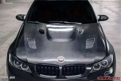 2009-2011 BMW 3 Series E90 4DR Carbon Creations DriTech AF1 Hood - 1 Piece - 112912