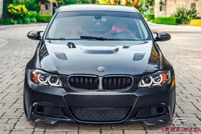 2009-2011 BMW 3 Series E90 4DR Carbon Creations DriTech AF1 Hood - 1 Piece - 112912