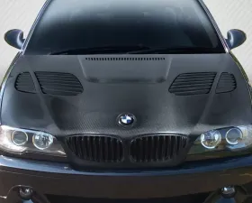 2004-2006 BMW 3 Series E46 2DR Carbon Creations DriTech GTR Hood - 1 Piece