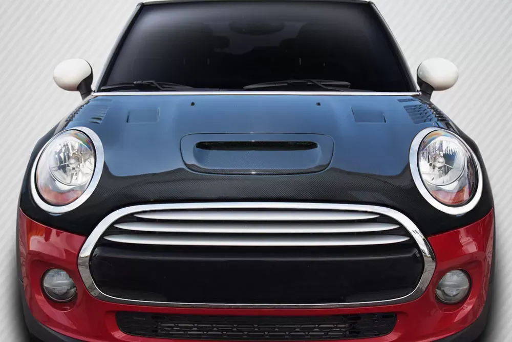2014-2020 Mini Cooper S F55 F56 F57 Carbon Creations DriTech Racer Hood - 1 Piece - 112918