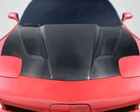 1997-2004 Chevrolet Corvette C5 Carbon Creations DriTech H Design Hood - 1 Piece