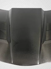 1997-2004 Chevrolet Corvette C5 Carbon Creations DriTech H Design Hood - 1 Piece                                     - 112922 - Image 2