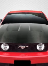 2005-2009 Ford Mustang Carbon Creations DriTech CVX Hood - 1 Piece                                     - 112934 - Image 6