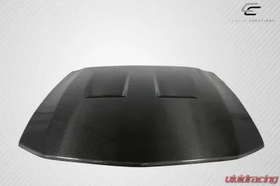 2005-2009 Ford Mustang Carbon Creations DriTech CVX Hood - 1 Piece - 112934