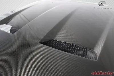 2005-2009 Ford Mustang Carbon Creations DriTech CVX Hood - 1 Piece - 112934