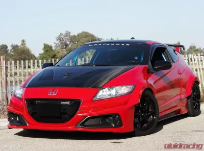 2011-2016 Honda CR-Z Carbon Creations DriTech AM-S Hood - 1 Piece - 112944