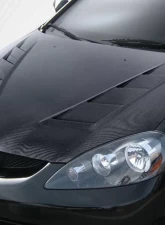 2002-2006 Acura RSX Carbon Creations DriTech TS-2 Hood - 1 Piece                                     - 112946 - Image 4