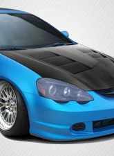 2002-2006 Acura RSX Carbon Creations DriTech TS-1 Hood - 1 Piece                                     - 112947 - Image 2