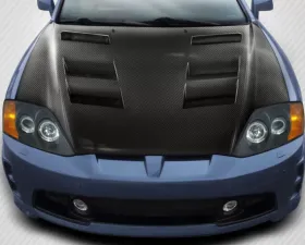 2003-2006 Hyundai Tiburon Carbon Creations DriTech AM-S Hood - 1 Piece