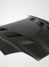 2003-2006 Hyundai Tiburon Carbon Creations DriTech AM-S Hood - 1 Piece                                     - 112949 - Image 4