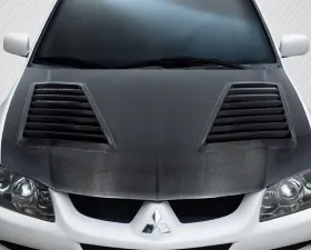 2003-2006 Mitsubishi Lancer Evolution 8 9 Carbon Creations DriTech Track Hood - 1 Piece (S)