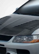 2003-2006 Mitsubishi Lancer Evolution 8 9 Carbon Creations DriTech Track Hood - 1 Piece (S)                                     - 112953 - Image 2