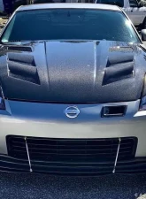 2003-2006 Nissan 350Z Z33 Carbon Creations DriTech AM-S Hood - 1 Piece                                     - 112955 - Image 6