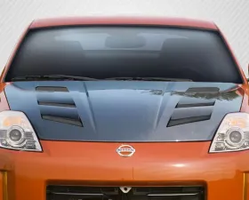 2007-2008 Nissan 350Z Z33 Carbon Creations DriTech AM-S Hood - 1 Piece