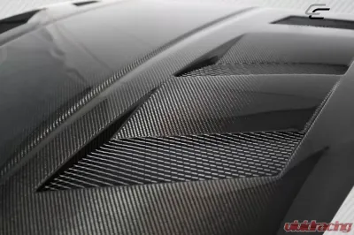 2007-2008 Nissan 350Z Z33 Carbon Creations DriTech AM-S Hood - 1 Piece - 112956