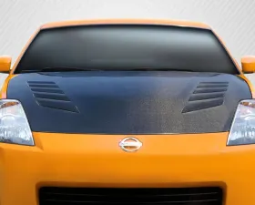 2003-2006 Nissan 350Z Z33 Carbon Creations DriTech TS-2 Hood - 1 Piece