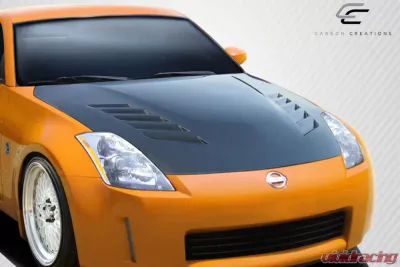2003-2006 Nissan 350Z Z33 Carbon Creations DriTech TS-2 Hood - 1 Piece - 112957