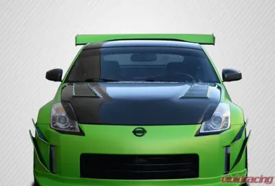 2003-2008 Nissan 350Z Z33 Carbon Creations DriTech TS-3 Hood - 1 Piece - 112958