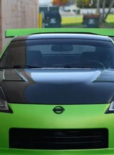 2003-2008 Nissan 350Z Z33 Carbon Creations DriTech TS-3 Hood - 1 Piece                                     - 112958 - Image 2