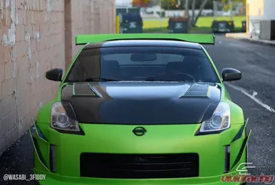 2003-2008 Nissan 350Z Z33 Carbon Creations DriTech TS-3 Hood - 1 Piece - 112958