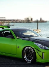 2003-2008 Nissan 350Z Z33 Carbon Creations DriTech TS-3 Hood - 1 Piece                                     - 112958 - Image 3