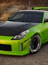 2003-2008 Nissan 350Z Z33 Carbon Creations DriTech TS-3 Hood - 1 Piece                                     - 112958 - Image 4