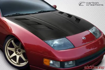 1990-1996 Nissan 300ZX Z32 Carbon Creations DriTech AM-S Hood - 1 Piece - 112959