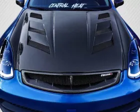 2003-2007 Infiniti G Coupe G35 Carbon Creations DriTech AM-S Hood - 1 Piece