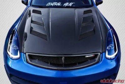 2003-2007 Infiniti G Coupe G35 Carbon Creations DriTech AM-S Hood - 1 Piece - 112963