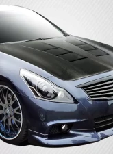 2007-2015 Infiniti G25 | G35| G37 | Q40 Carbon Creations DriTech TS-1 Hood - 1 Piece                                     - 112965 - Image 2