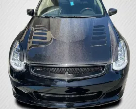 2003-2007 Infiniti G Coupe G35 Carbon Creations DriTech O Design Hood - 1 Piece