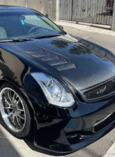 2003-2007 Infiniti G Coupe G35 Carbon Creations DriTech O Design Hood - 1 Piece                                     - 112968 - Image 3