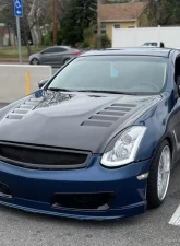 2003-2007 Infiniti G Coupe G35 Carbon Creations DriTech O Design Hood - 1 Piece                                     - 112968 - Image 4