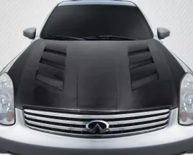 2003-2004 Infiniti G Sedan G35 Carbon Creations DriTech AM-S Hood - 1 Piece
