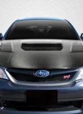 2008-2011 Subaru Impreza 2008-2014 WRX STI Carbon Creations DriTech C-1 Hood - 1 Piece                                     - 112974 - Image 6