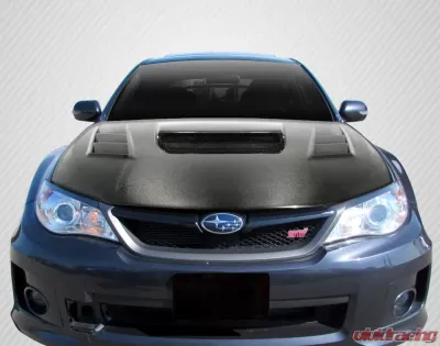 2008-2011 Subaru Impreza 2008-2014 WRX STI Carbon Creations DriTech C-1 Hood - 1 Piece - 112974