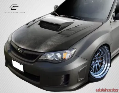 2008-2011 Subaru Impreza 2008-2014 WRX STI Carbon Creations DriTech C-1 Hood - 1 Piece - 112974