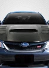 2008-2011 Subaru Impreza 2008-2014 WRX STI Carbon Creations DriTech VR-S Hood - 1 Piece                                     - 112976 - Image 6
