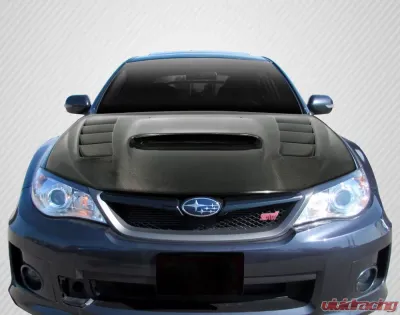 2008-2011 Subaru Impreza 2008-2014 WRX STI Carbon Creations DriTech VR-S Hood - 1 Piece - 112976
