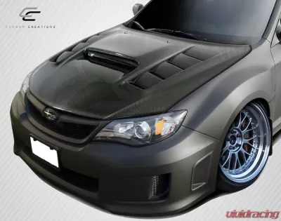 2008-2011 Subaru Impreza 2008-2014 WRX STI Carbon Creations DriTech VR-S Hood - 1 Piece - 112976