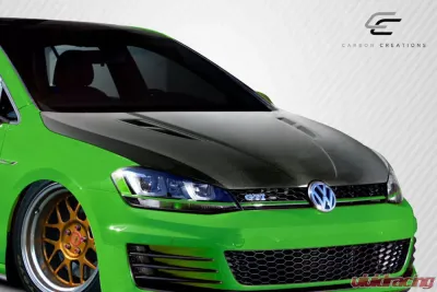 2015-2021 Volkswagen Golf | GTI Carbon Creations DriTech K Design Hood - 1 Piece - 112983