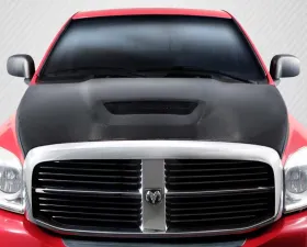 2002-2008 Dodge Ram 1500 / 2003-2009 Dodge Ram 2500 3500 Carbon Creations DriTech SRT Look Hood - 1 Piece