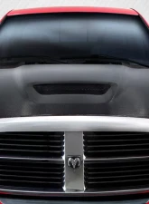 2002-2008 Dodge Ram 1500 / 2003-2009 Dodge Ram 2500 3500 Carbon Creations DriTech SRT Look Hood - 1 Piece                                     - 112984 - Image 6