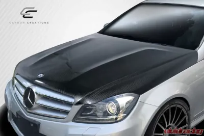 2012-2014 Mercedes C Class W204 Carbon Creations C63 Look Hood - 1 Piece - 112987