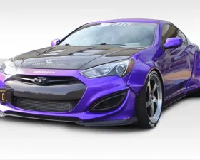 2010-2016 Hyundai Genesis Coupe 2dr Duraflex Circuit 75 MM Fender Flare Kit - 4 Piece