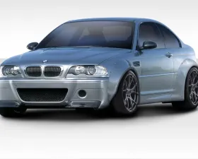 2001-2006 BMW M3 E46 Duraflex Circuit 50mm Fender Flares Kit - 4 Piece