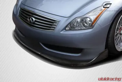 2008-2015 Infiniti G37 | Q60 Carbon Creations Chronos Front Lip Spoiler - 3 Piece - 113002